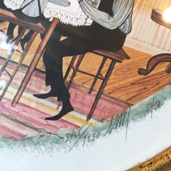 P Buckley Moss Artist Signed Numbered Framed Print “The Blessing” - Picture 2 of 8